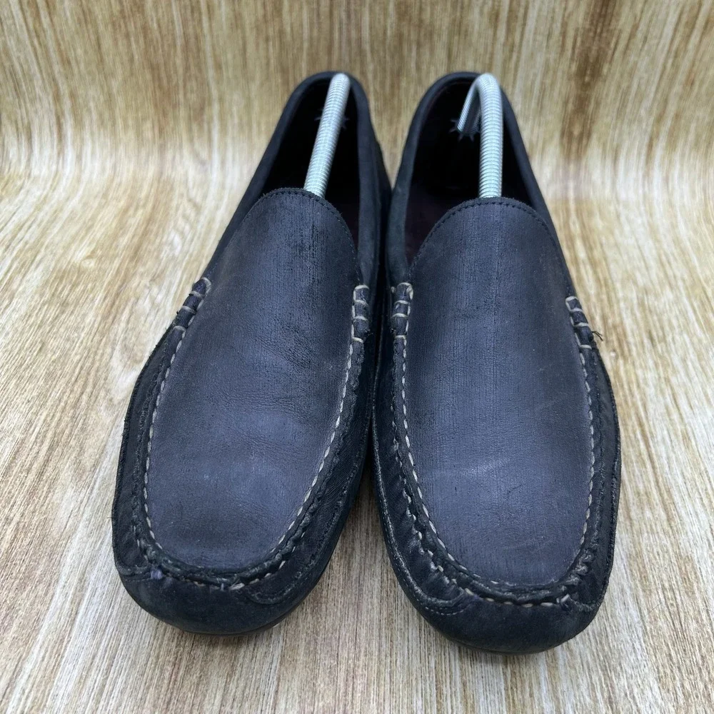 Allen Edmonds Interstate 90 Driving Loafer Men's Size 11 D Black Leather 10455